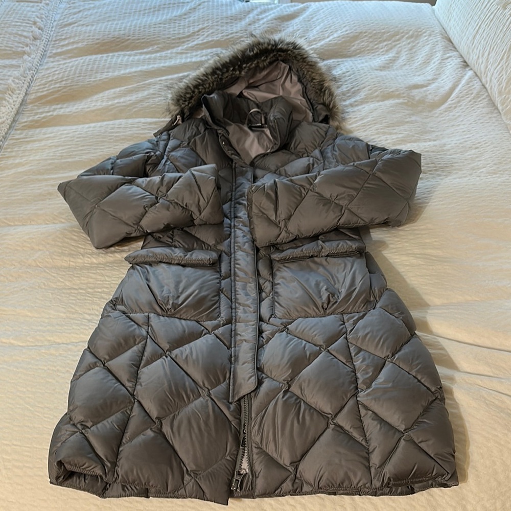 North Face Women's Quilted Gray Coat
